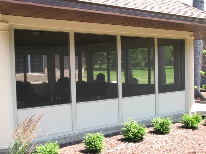 ALUMINUM SCREENEDIN PORCHES