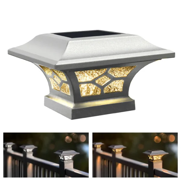 Kingston Solar Post Cap - White - Image 9