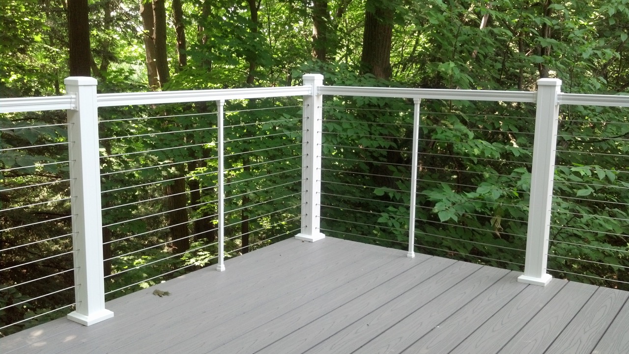 Cable Railing - Pre-Drilled Aluminum Cable Railing Kits