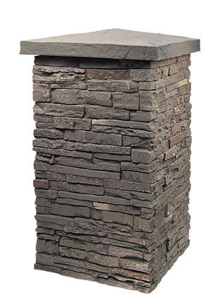 SlateStone Faux Stone Column Sleeves & Wraps