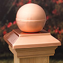 Copper Ball Post Cap