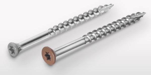 HeadCote #10 x 2 1/2" FLAT Head Screws - 305 SS w/Color Coated Heads