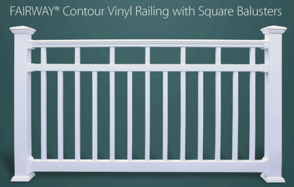 V220 Standard Railing with 3-Rail Design