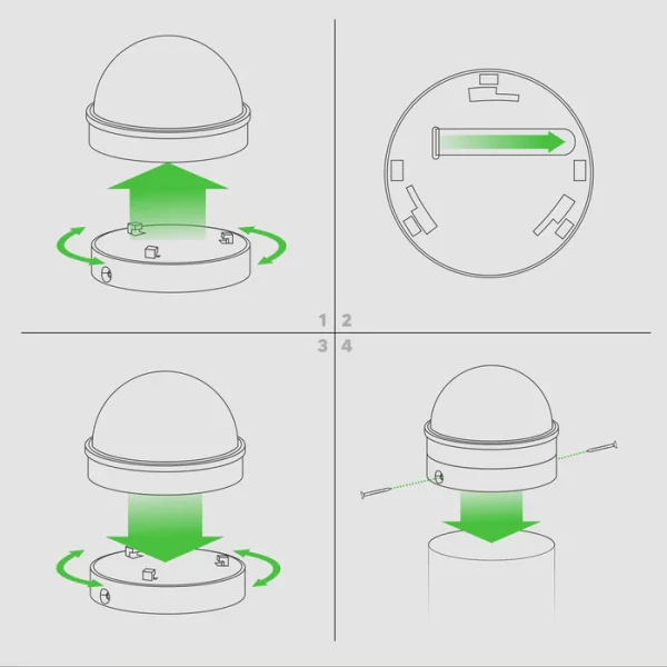 Summit Solar Post Cap - Black - Image 8