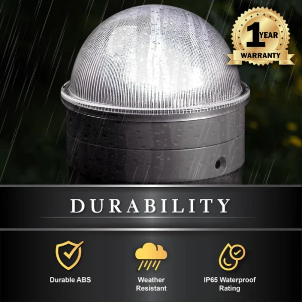 Summit Solar Post Cap - Silver - Image 5