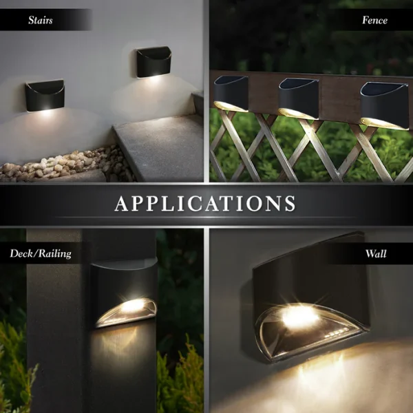 Black Stainless Steel Deck & Wall Light - Image 5
