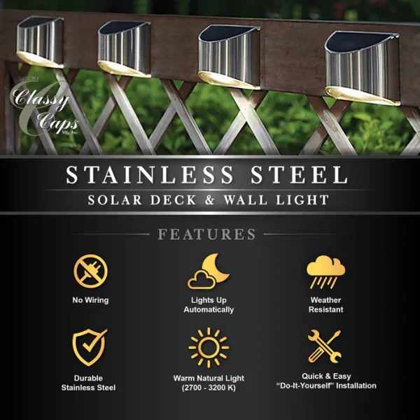 Stainless Steel Deck & Wall Light - Image 5