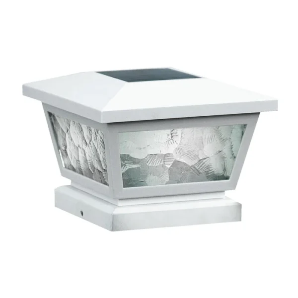 Fairmont Solar Post Cap / Wall Mount - White - Image 9