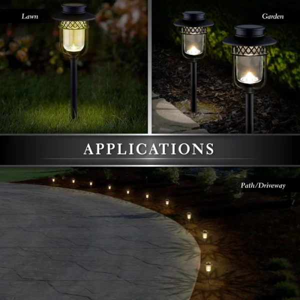 Black Stainless Steel Landscape, Path & Garden Light - 2 Pack - Image 4