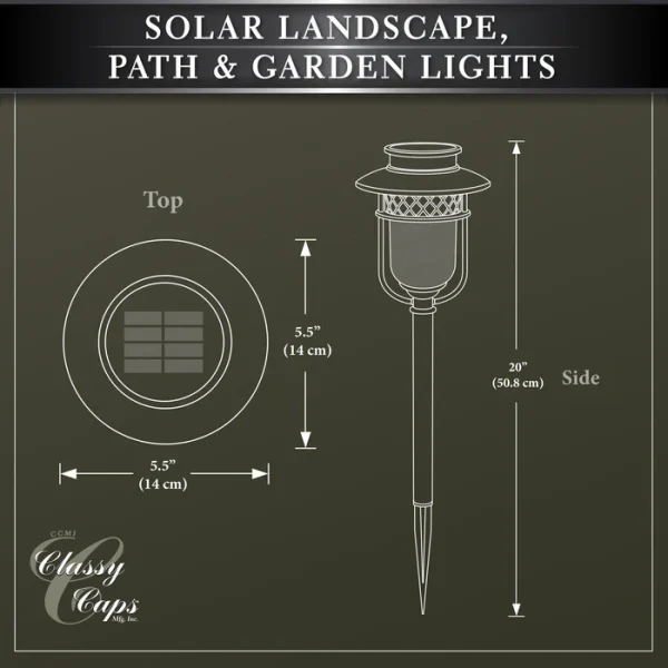Black Stainless Steel Landscape, Path & Garden Light - 2 Pack - Image 7