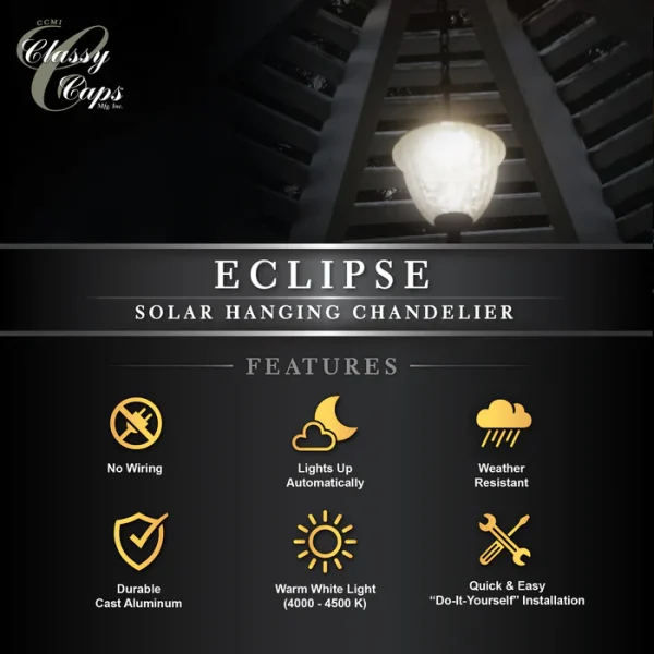 Eclipse Solar Hanging Chandelier - Image 6