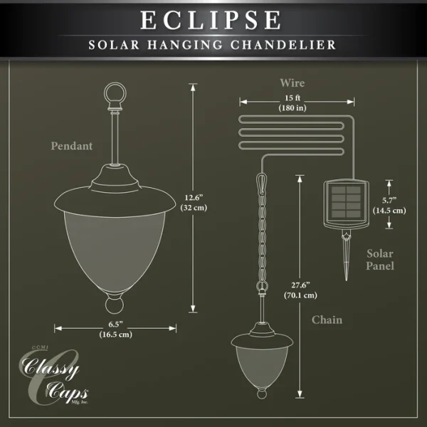 Eclipse Solar Hanging Chandelier - Image 7