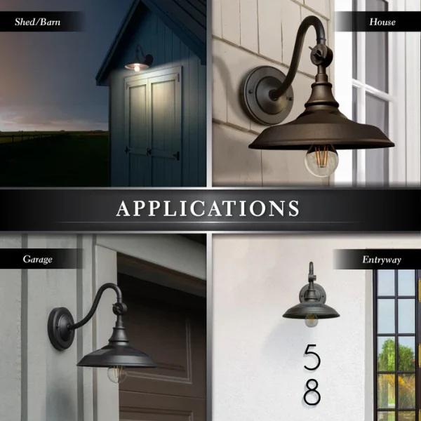 Solar Barn Light - Dark Bronze - Image 3