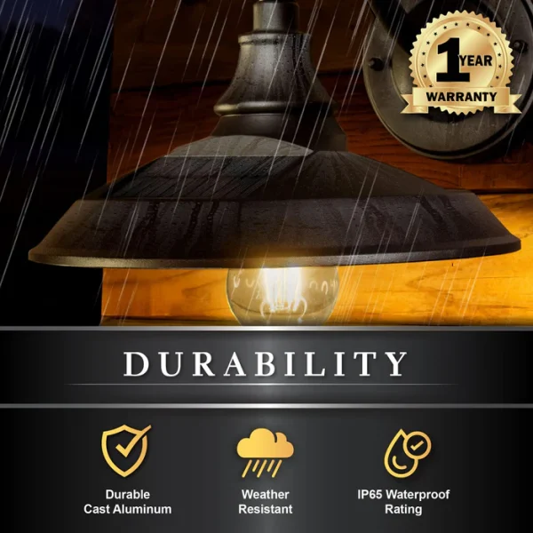 Solar Barn Light - Dark Bronze - Image 4