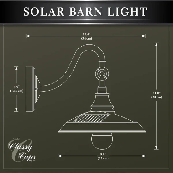 Solar Barn Light - Dark Bronze - Image 6