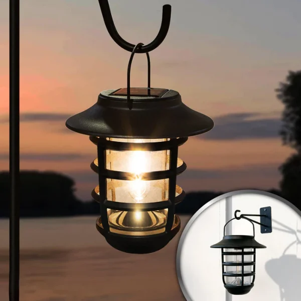 Black Aluminum Nottingham Hanging Coach Light
