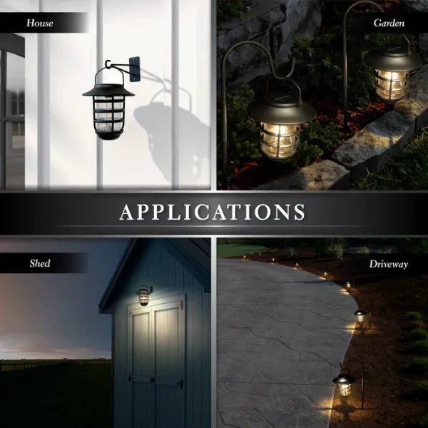 Black Aluminum Nottingham Hanging Coach Light - Image 4