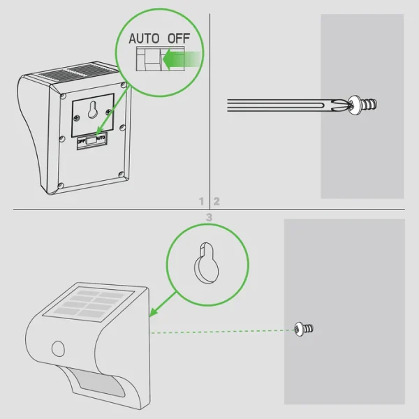 Solar Motion Sensor Deck & Wall Light - Image 8