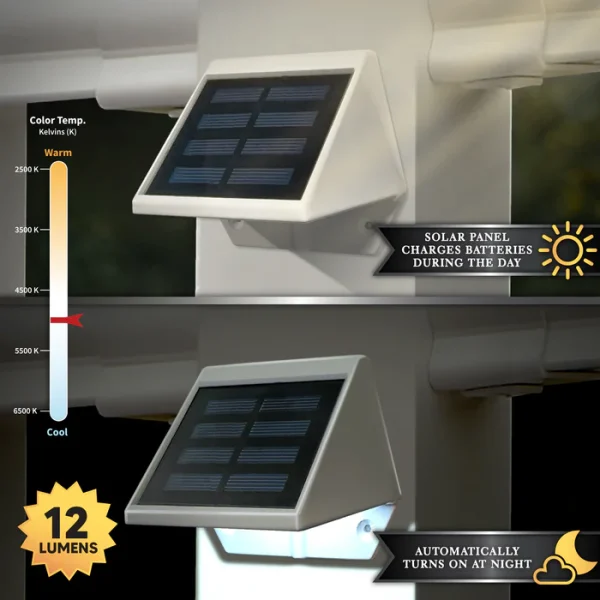 White Aluminum Deck & Wall Light - Image 2