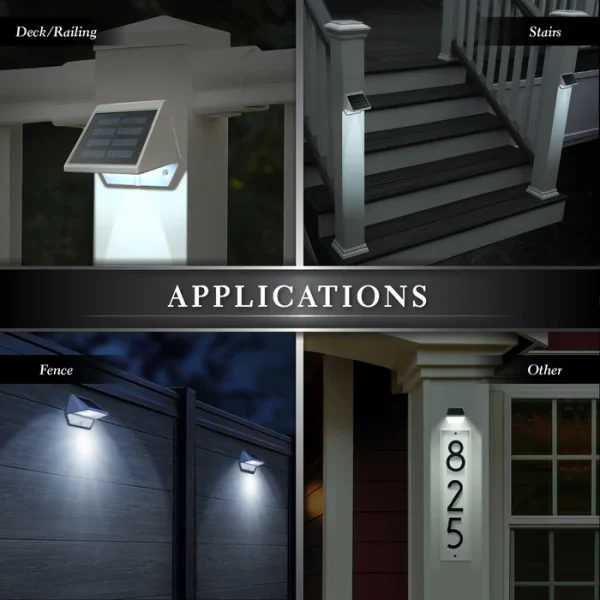 White Aluminum Deck & Wall Light - Image 3