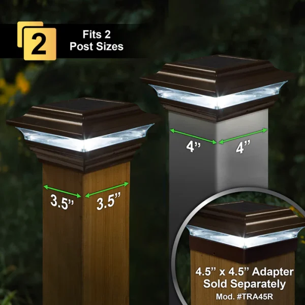 Imperial Solar Post Cap - Bronze - Image 2