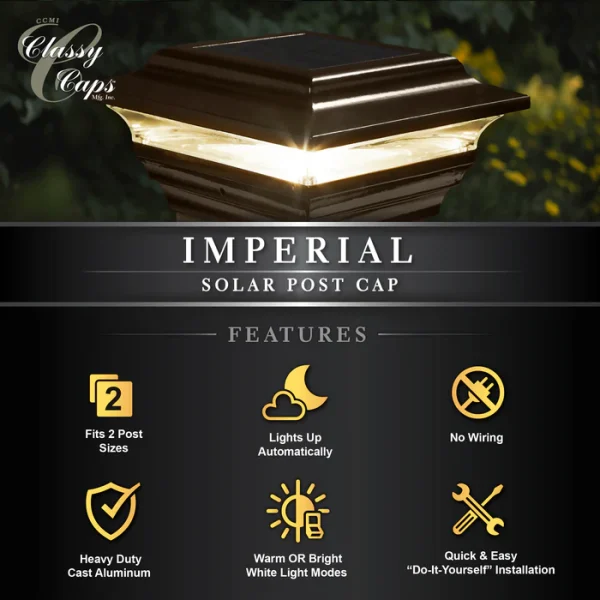 Imperial Solar Post Cap - Bronze - Image 7