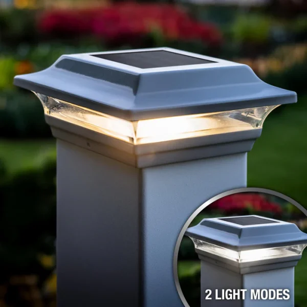 Imperial Solar Post Cap - White