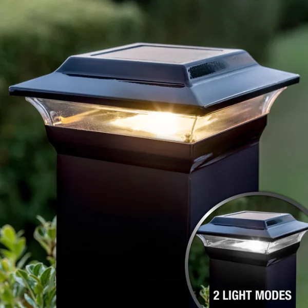 5x5 Aluminum Imperial Solar Post Cap - Black