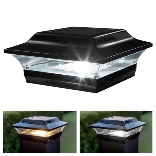 5x5 Aluminum Imperial Solar Post Cap - Black - Image 9