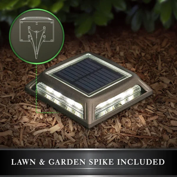 Muskoka Universal Solar Dock/Deck & Post Cap Light - Black - Image 8