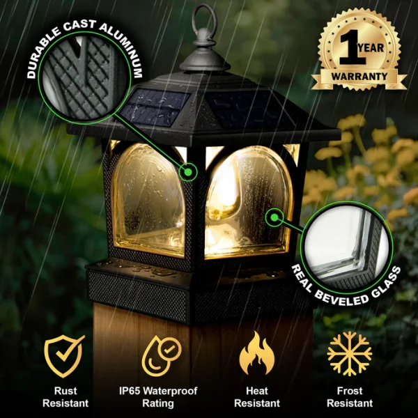 Edison Solar Table Lantern/Post Cap - Image 7
