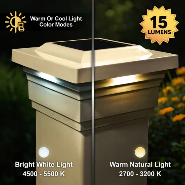 Majestic Solar Post Cap - Tan - Image 3