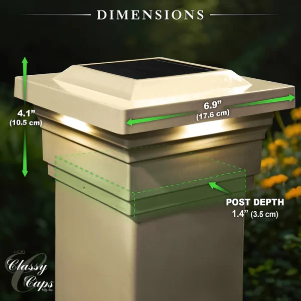 Majestic Solar Post Cap - Tan - Image 7