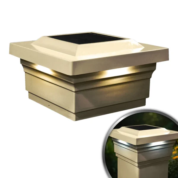 Majestic Solar Post Cap - Tan - Image 9