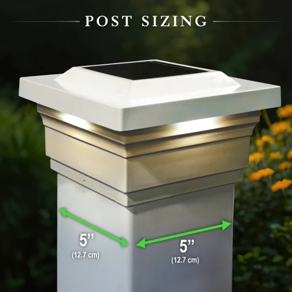 Majestic Solar Post Cap - White - Image 2