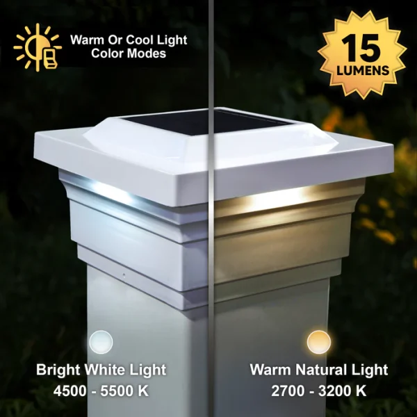 Majestic Solar Post Cap - White - Image 3