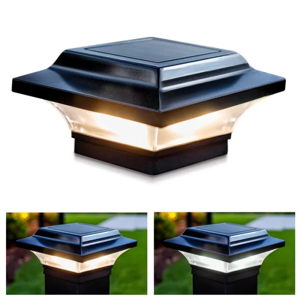 2.5x2.5 Aluminum Imperial Solar Post Cap – Black - Image 9