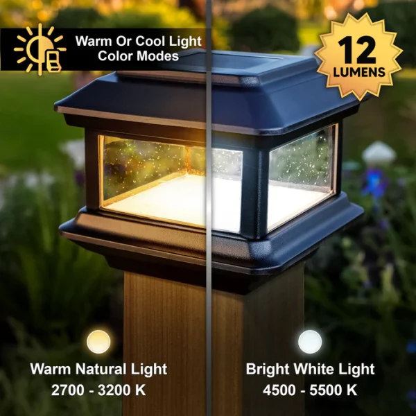 Colonial Solar Post Cap - Black - Image 3