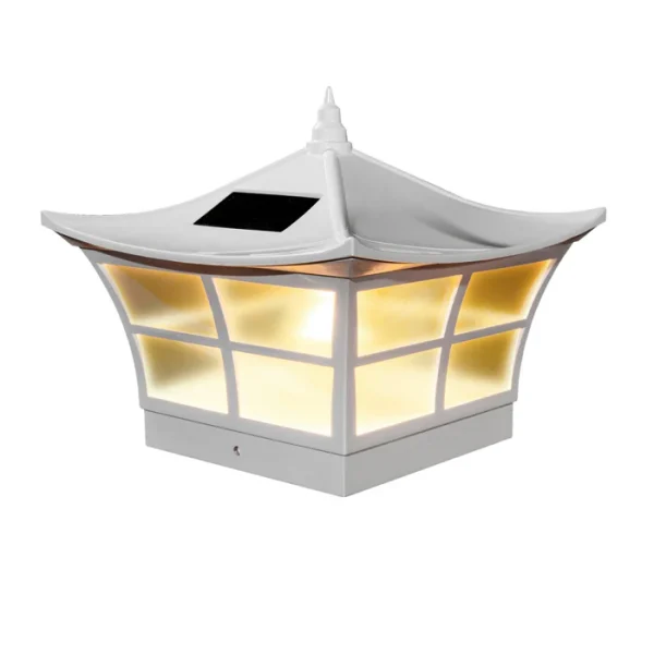 5x5 Ambience Solar Post Cap - White - Image 10