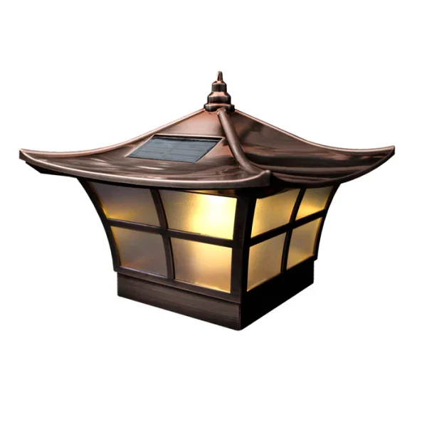 4x4 Ambience Solar Post Cap - Copper Plated - Image 11