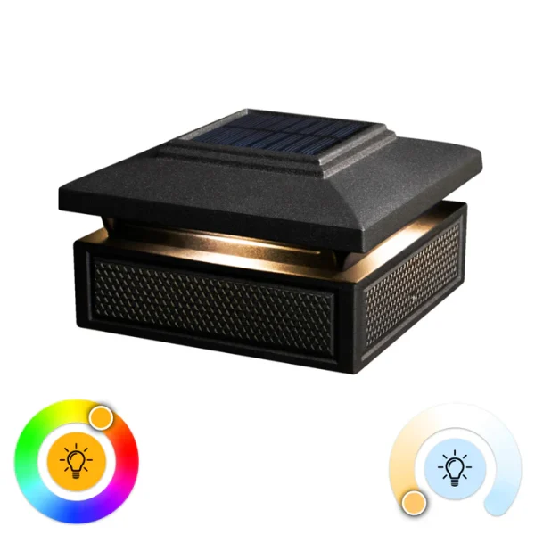 Lumineer Smart Solar Post Cap - Black - Image 14