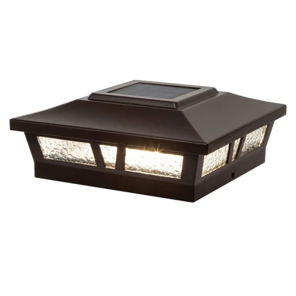 Oxford Solar Post Cap - Brown - Image 10
