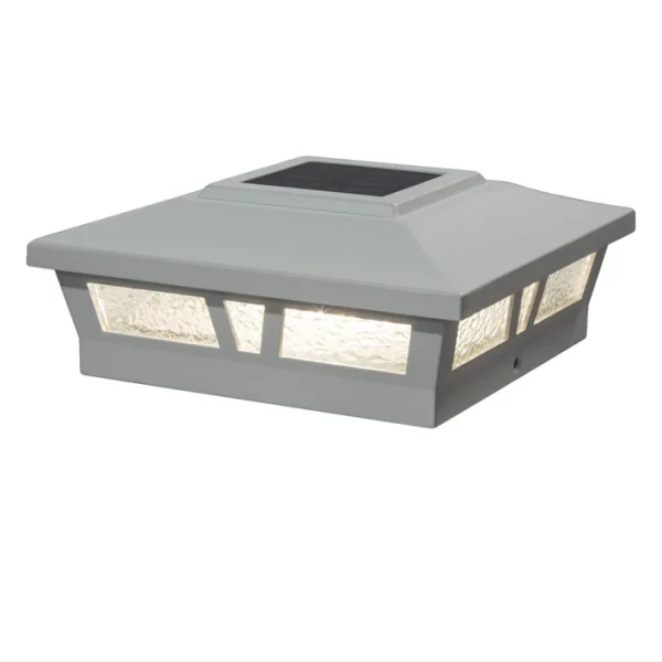 Oxford Solar Post Cap - White - Image 9