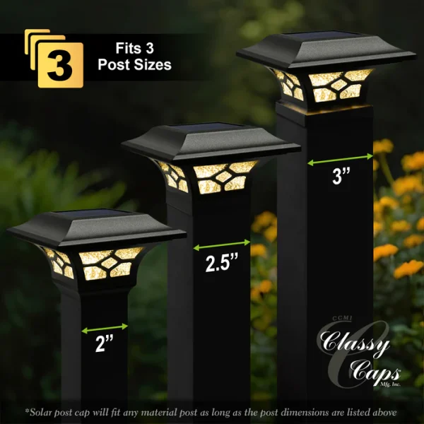 Kingston Solar Post Cap - Black - Image 2