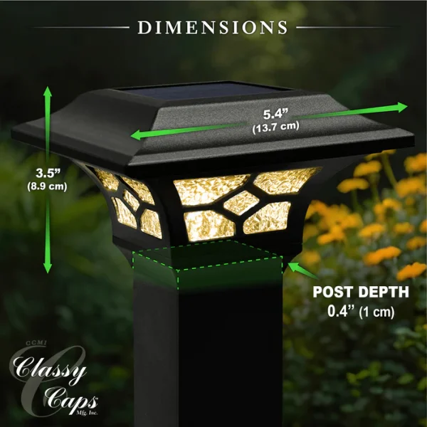 Kingston Solar Post Cap - Black - Image 7