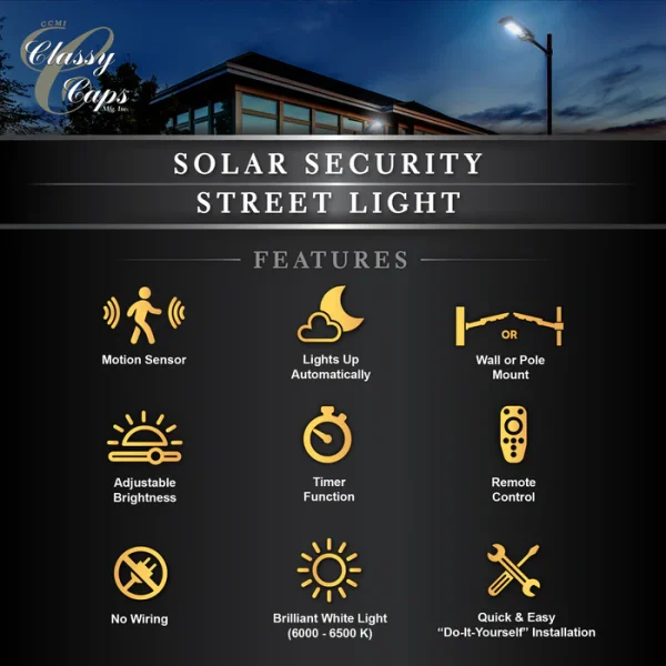 Solar Security Street Light - Image 6
