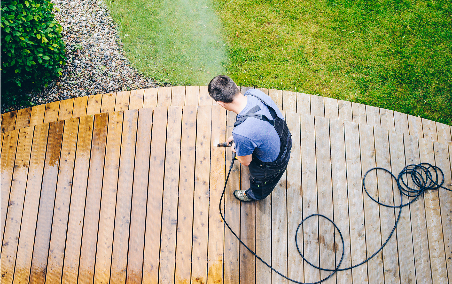 How to Soft Wash Your Deck Without Damaging the Wood